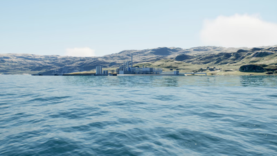 ESA godkjenner støtten til to IPCEI-prosjekt i Norge, deriblant “Barents Blue Ammonia Plant” i Finnmark. Enova støttet prosjektet med inntil 482 millioner kroner (ill: Horisont Energi)