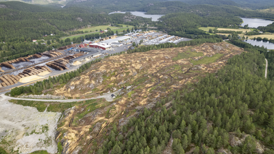 Biozin skal bygge produksjonsanlegget i Åmli i Agder. Foto: Biozin