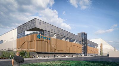 FREYR er ett av de fem prosjektene som får støtte fra EUs innovasjonsfond. Freyrs Giga Factory i Mo i Rana får 100 millioner euro i støtte mens fire andre prosjekt får tilsammen 450 millioner euro fra Innovasjonsfondet. (Ill: FREYR)