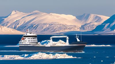 Illustrasjonsbilde: Skipet Norbjørn skal frakte post fra Tromsø til Svalbard for Posten Bring.