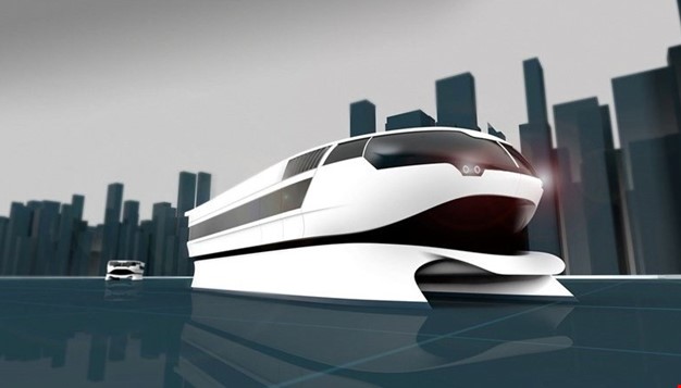 Modell av Urban Water Shuttle